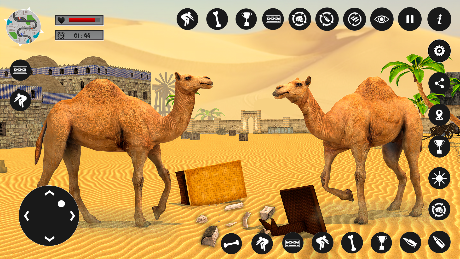 اسکرین شات 2 برنامه Camel Family Life Simulator