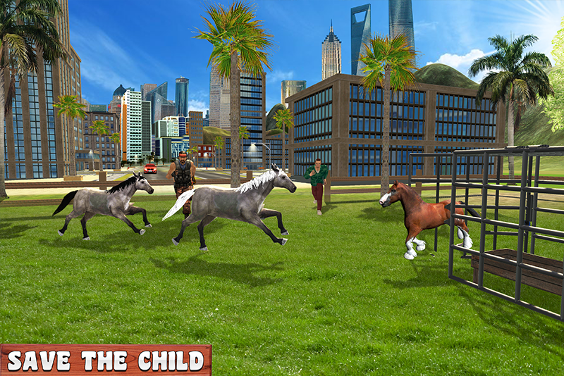 اسکرین شات 5 بازی Wild Horse Simulator Game