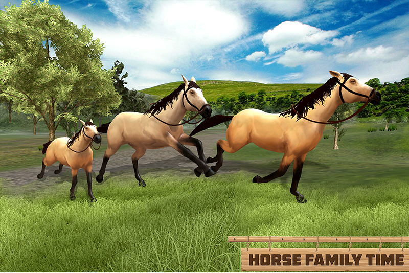 اسکرین شات 3 بازی Wild Horse Simulator Game