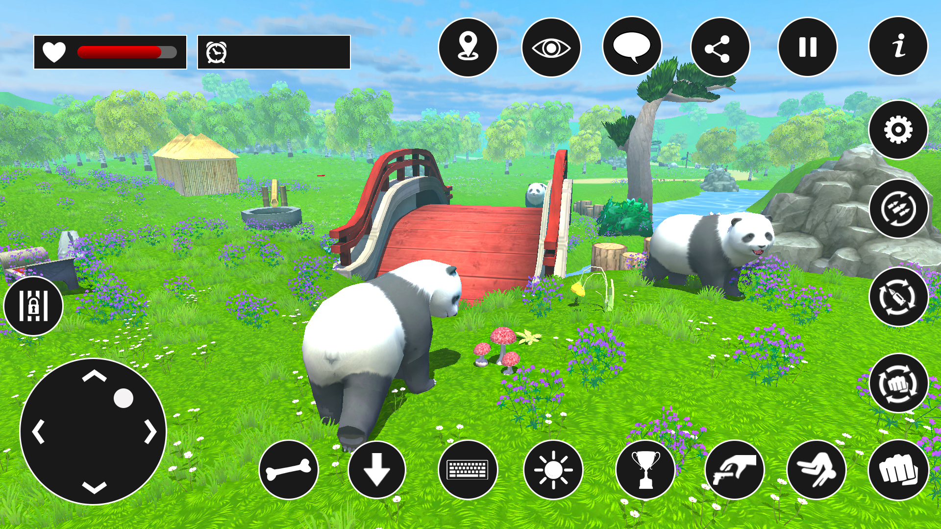 اسکرین شات 2 بازی Panda Game: Animal Games