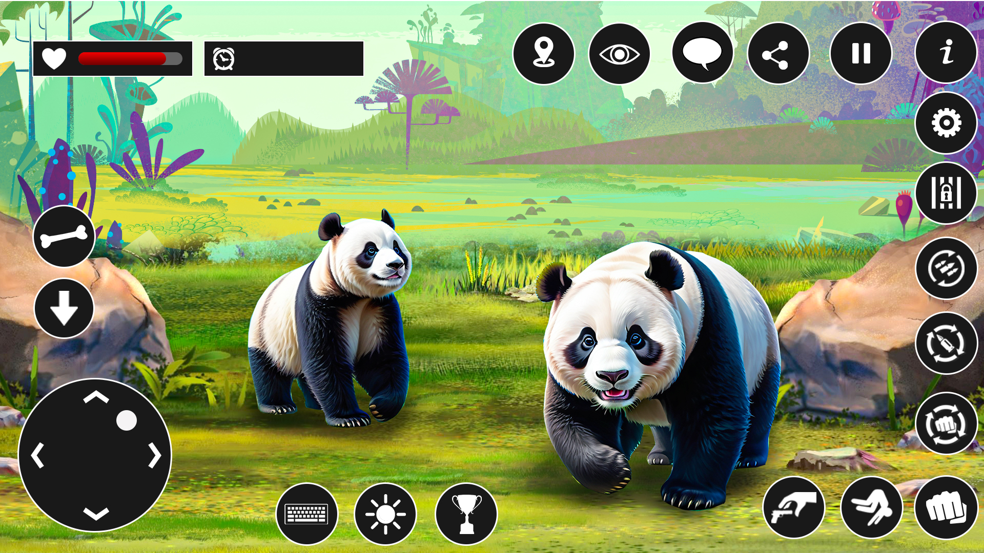 اسکرین شات 3 بازی Panda Game: Animal Games