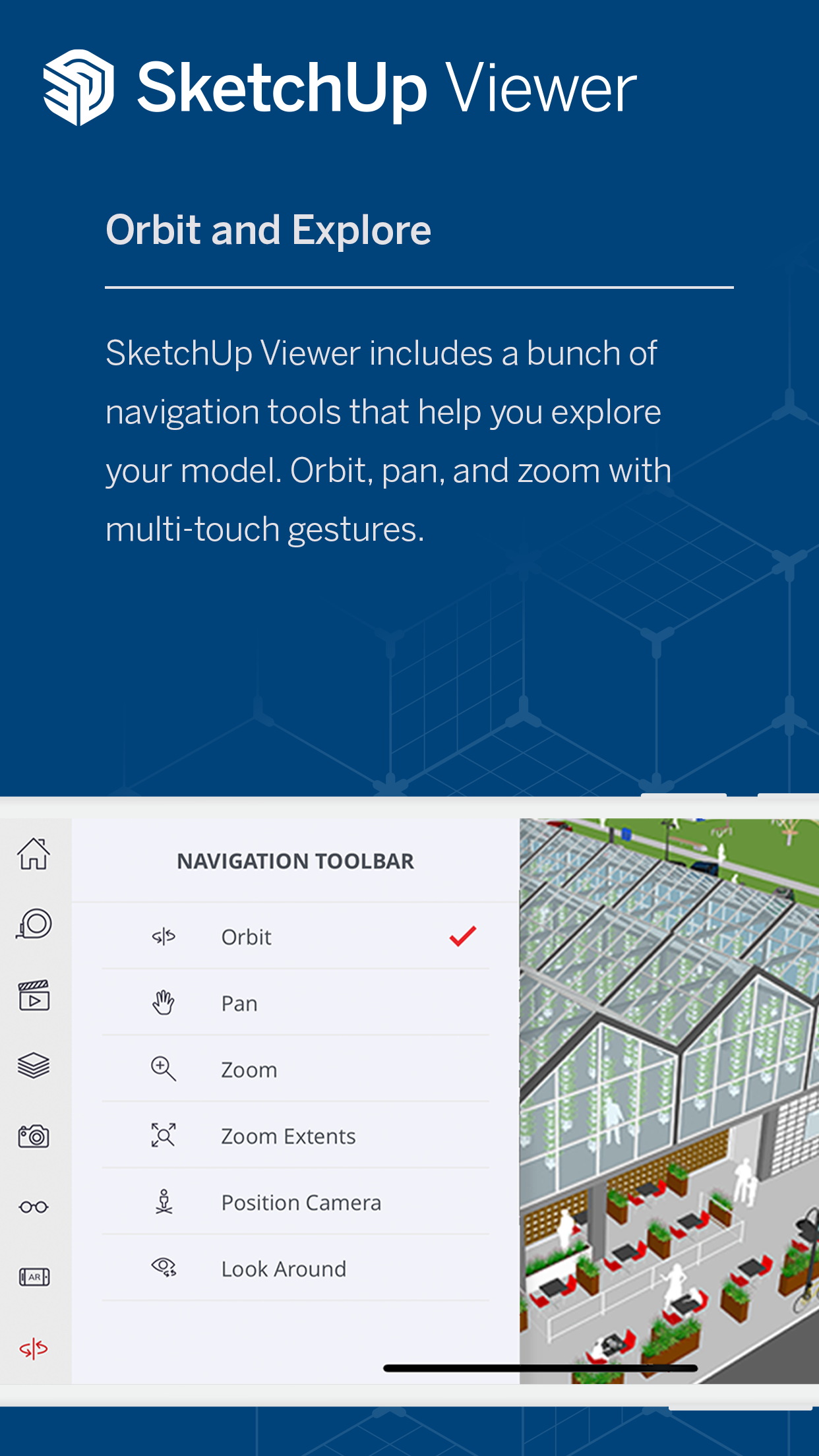 اسکرین شات 5 برنامه SketchUp Viewer