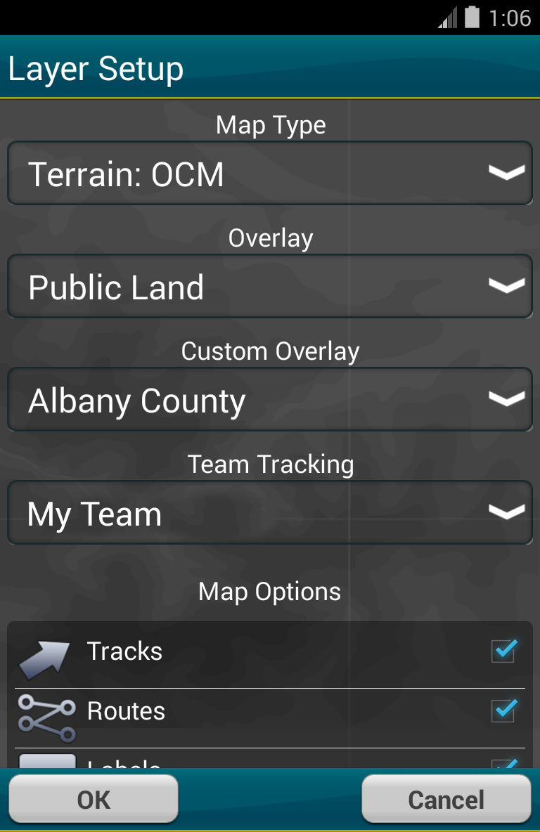 اسکرین شات 4 برنامه Terrain Navigator Pro