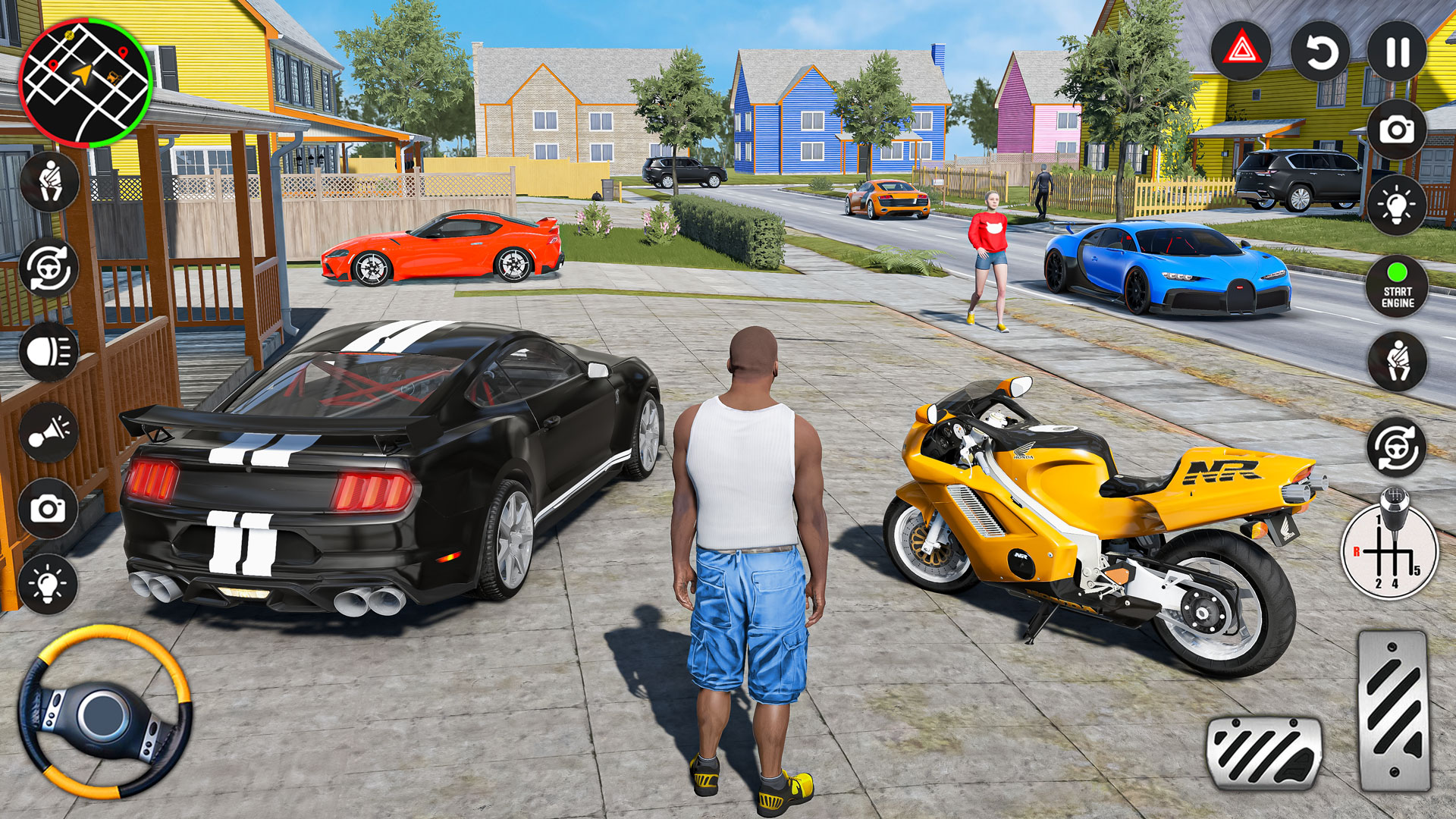 اسکرین شات 3 بازی City Car Simulator & Car City