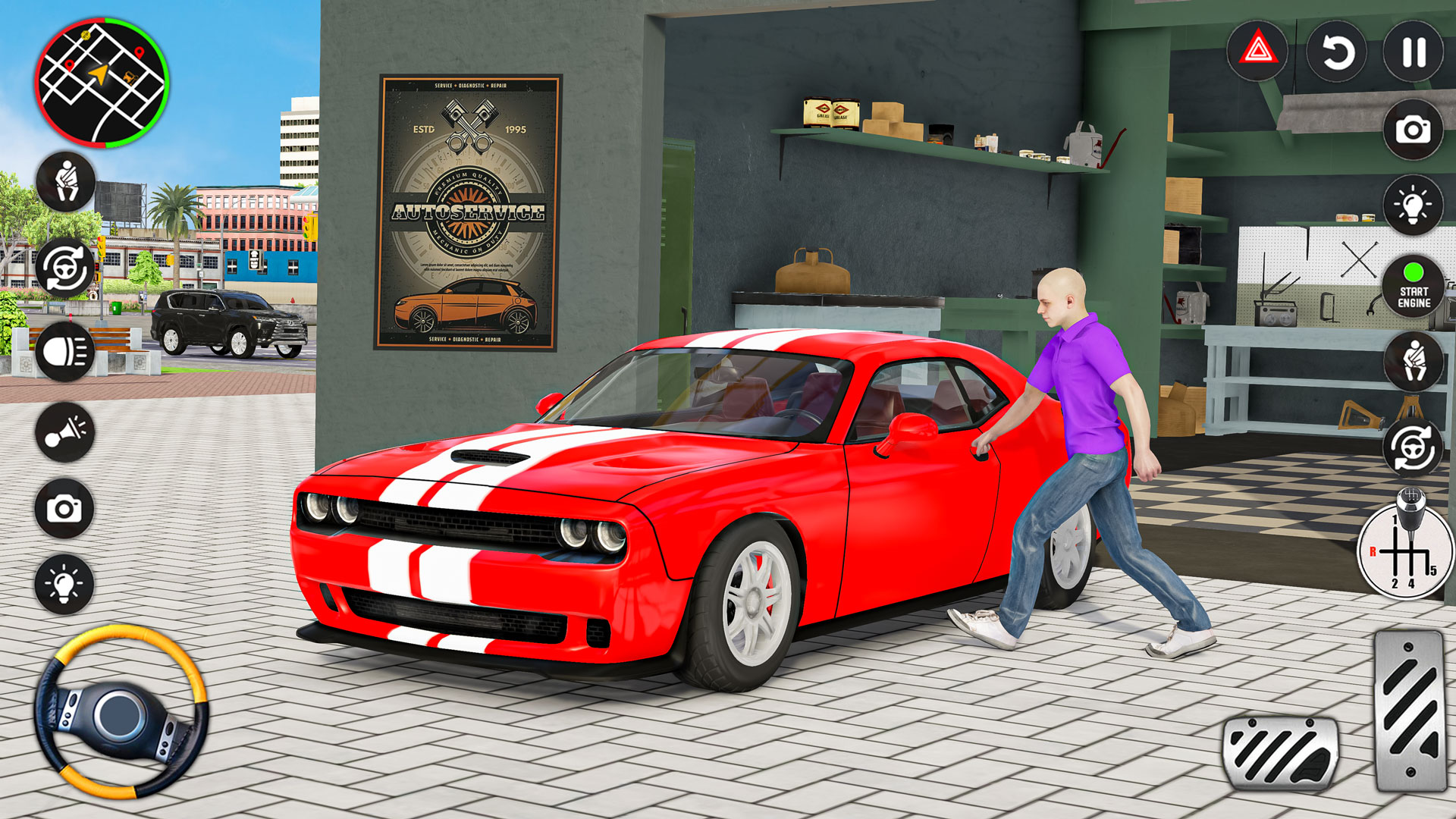 اسکرین شات 2 بازی City Car Simulator & Car City