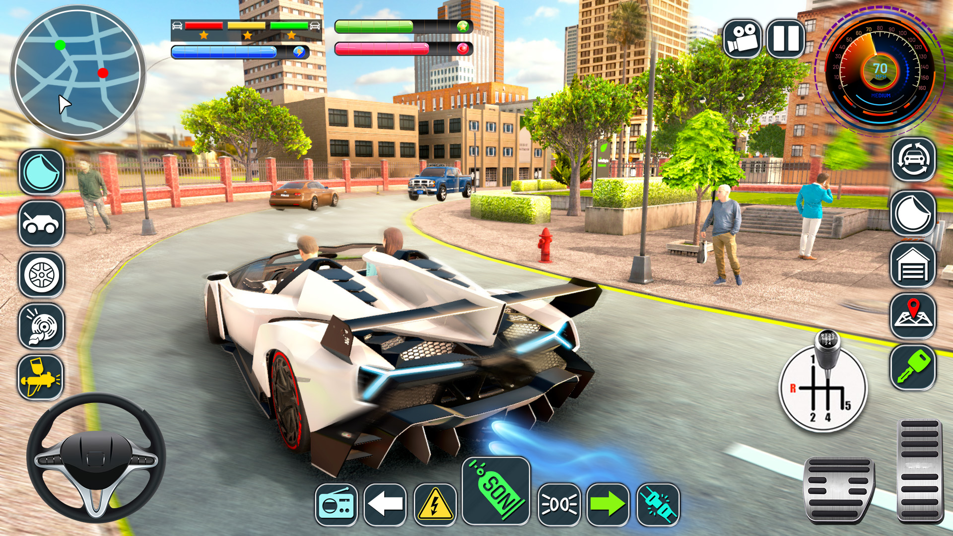 اسکرین شات 4 بازی Lambo Game Super Car Simulator