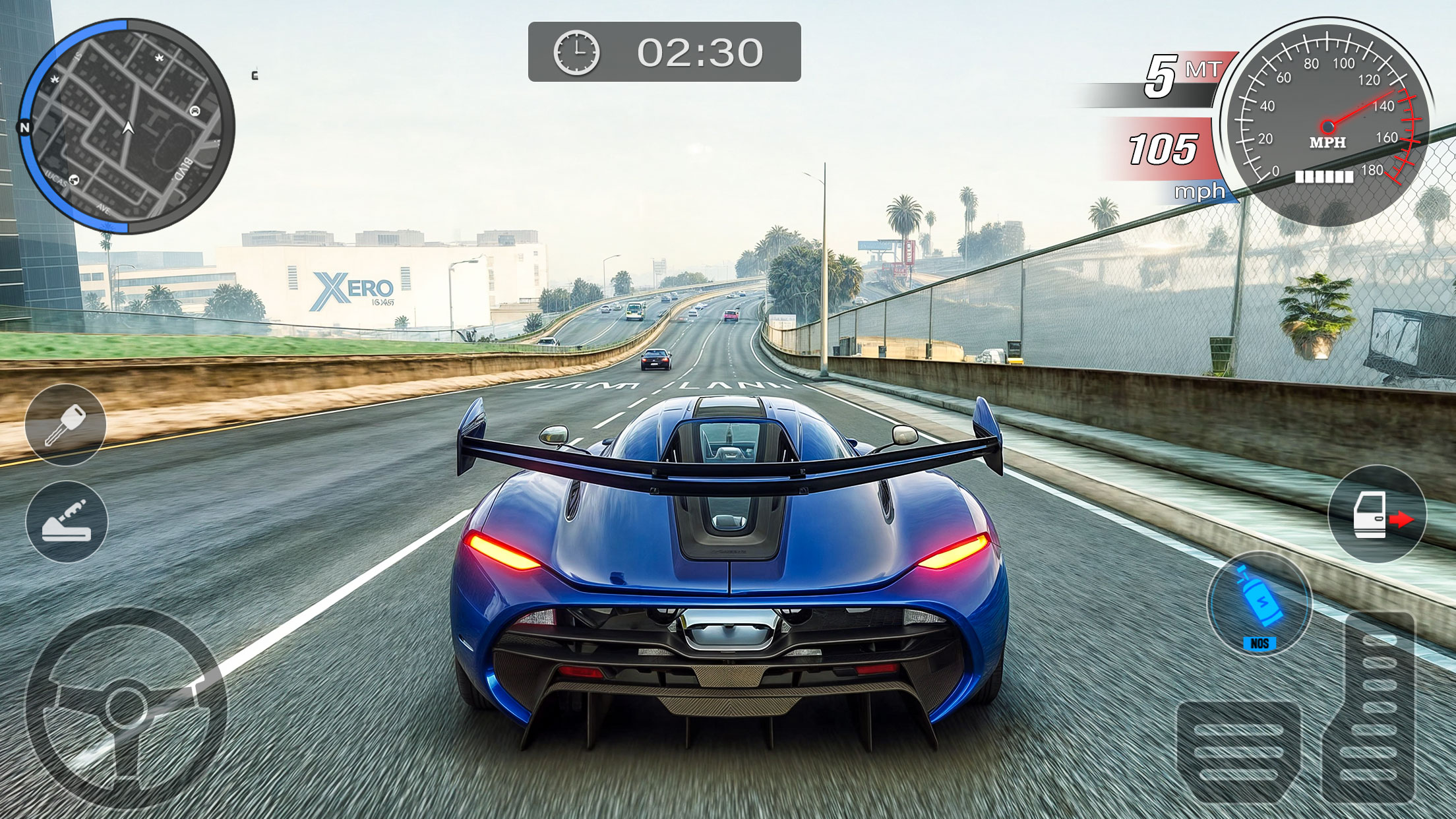 اسکرین شات 3 برنامه Super Car Game - Lambo Game