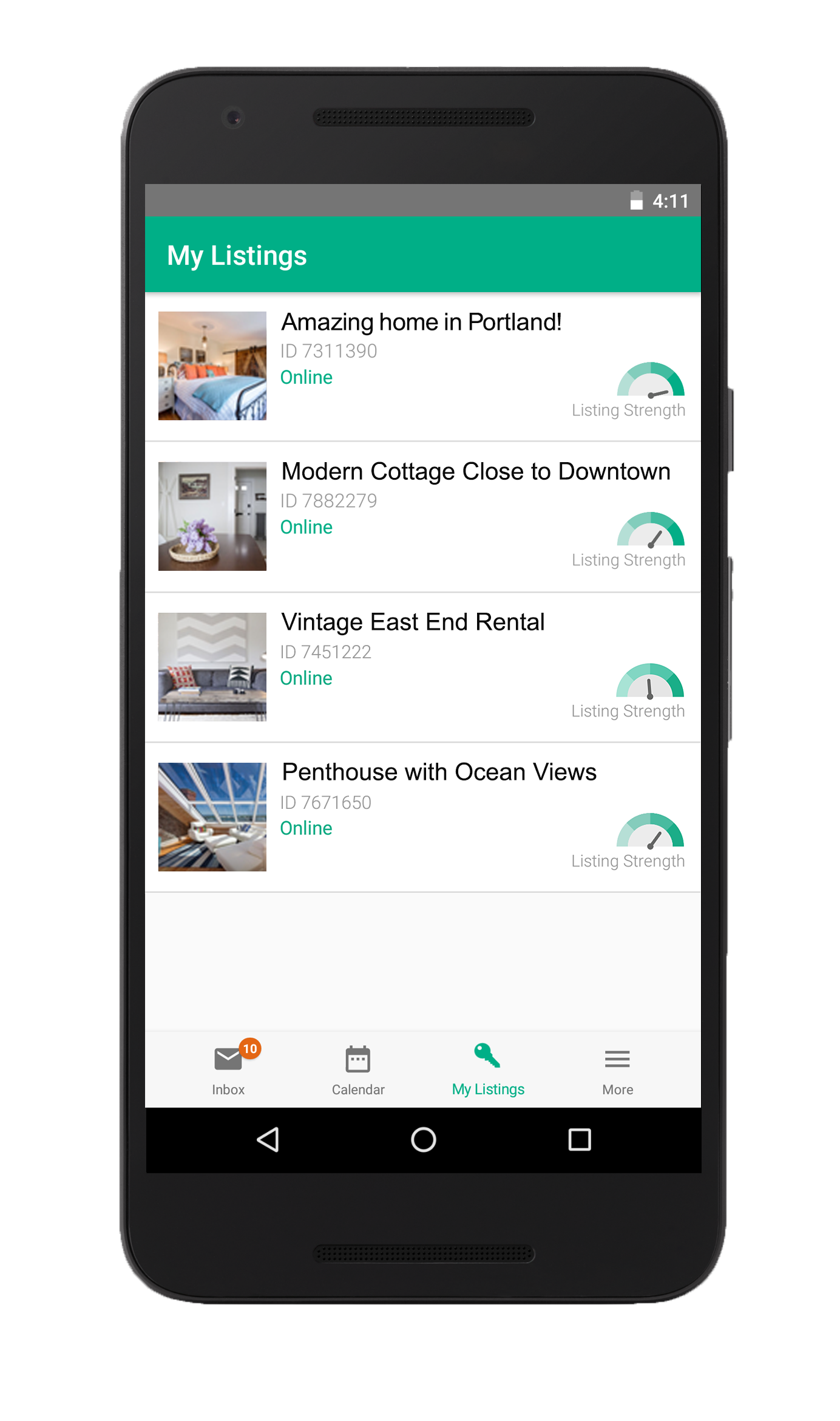 اسکرین شات 4 برنامه Vacation Rentals Owner App by