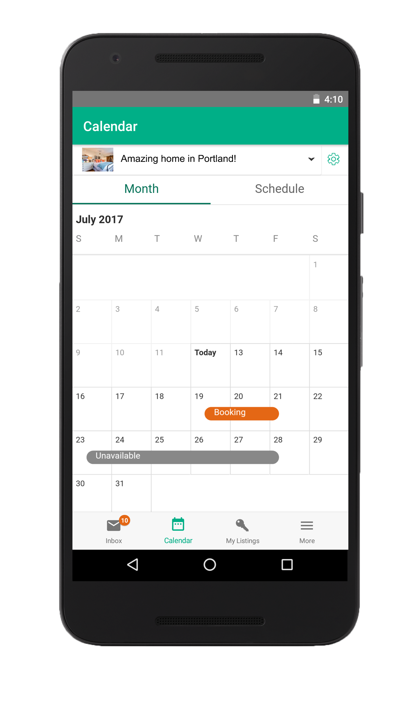 اسکرین شات 3 برنامه Vacation Rentals Owner App by