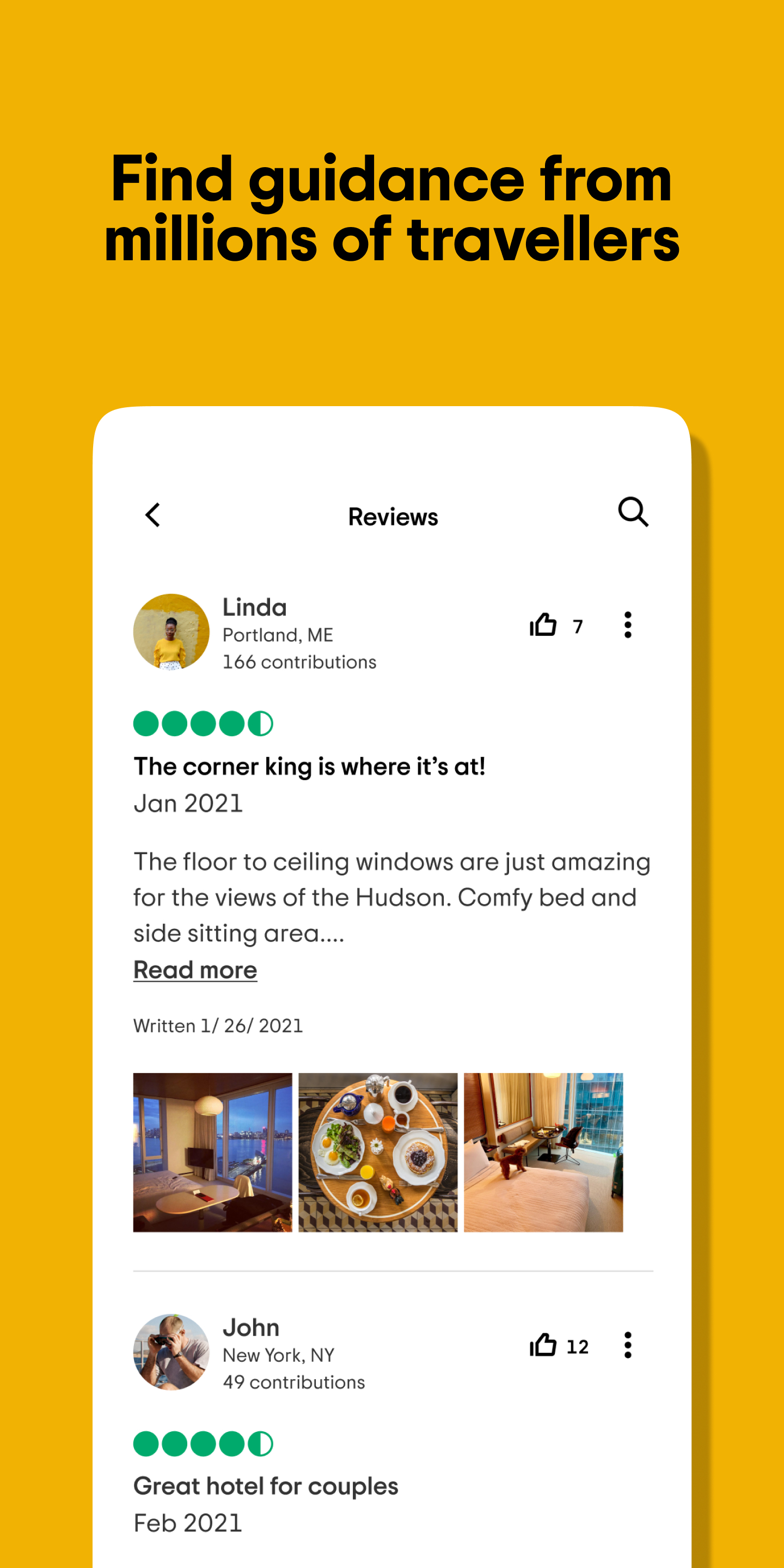 اسکرین شات 2 برنامه Tripadvisor: Plan & Book Trips