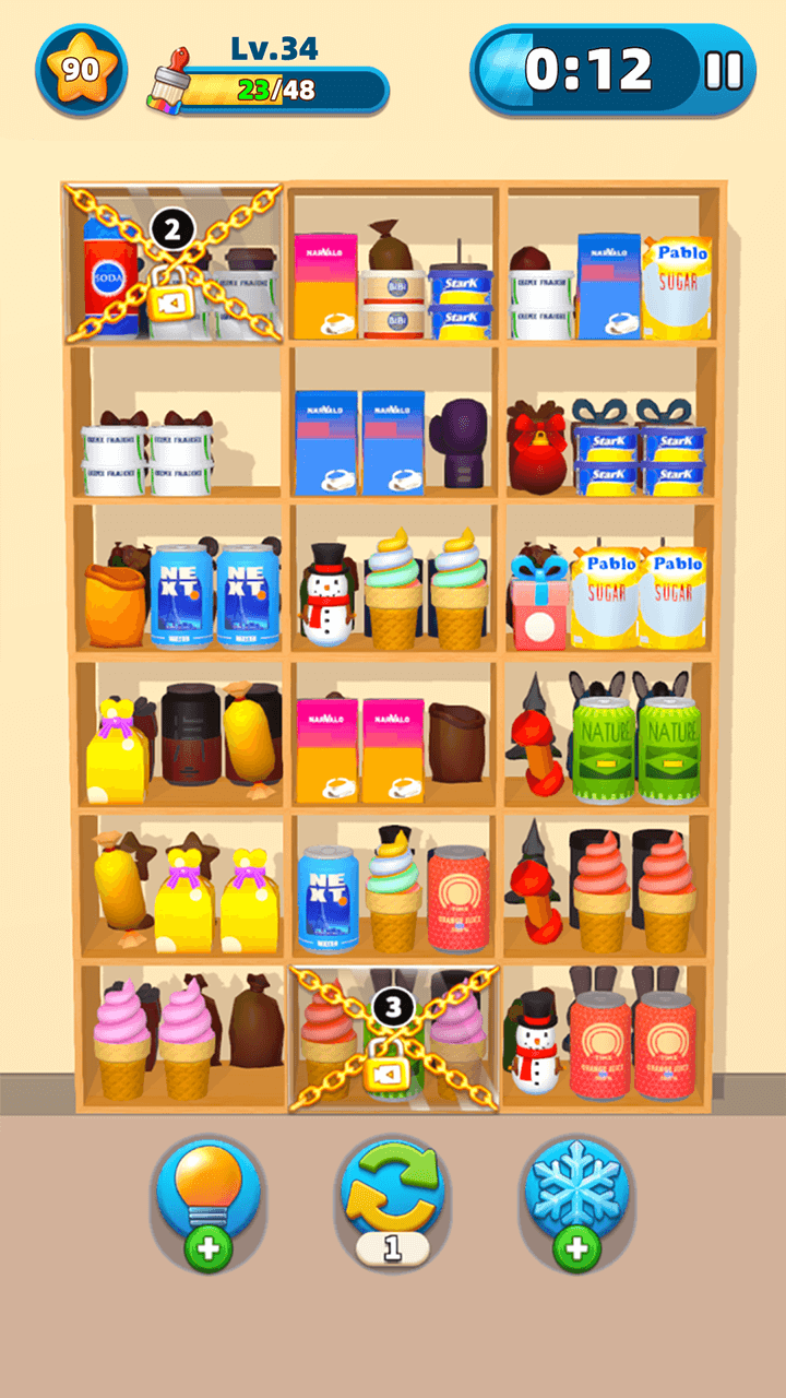 اسکرین شات 3 بازی Goods Triple 3D: Puzzle Games