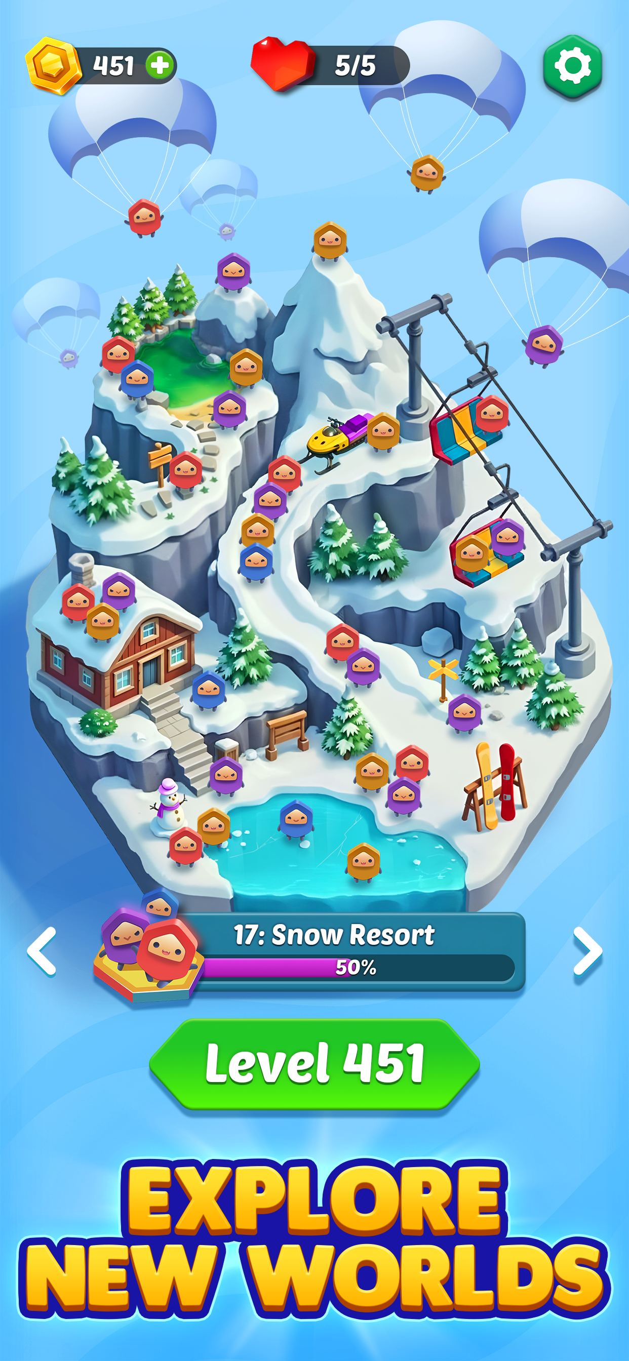 اسکرین شات 8 بازی HexaGo - Sorting Puzzle