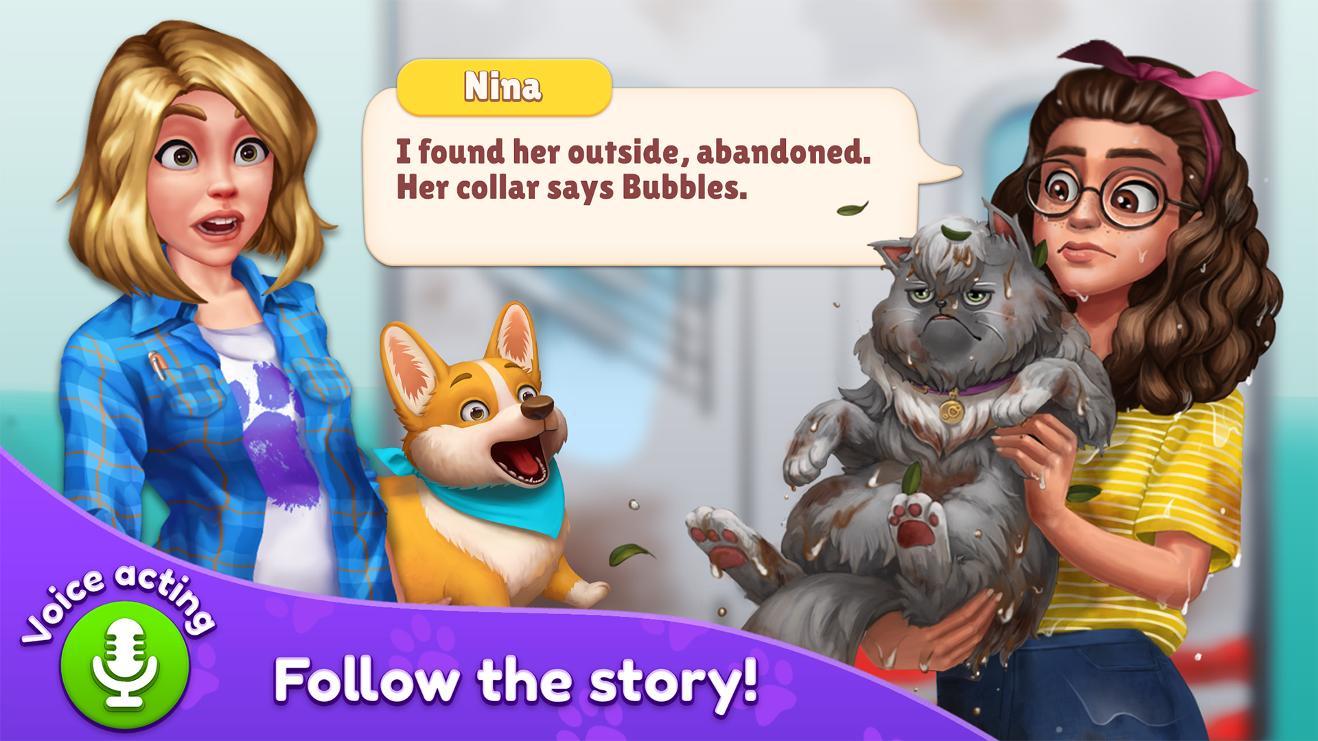 اسکرین شات 6 بازی Piper's Pet Cafe - Solitaire