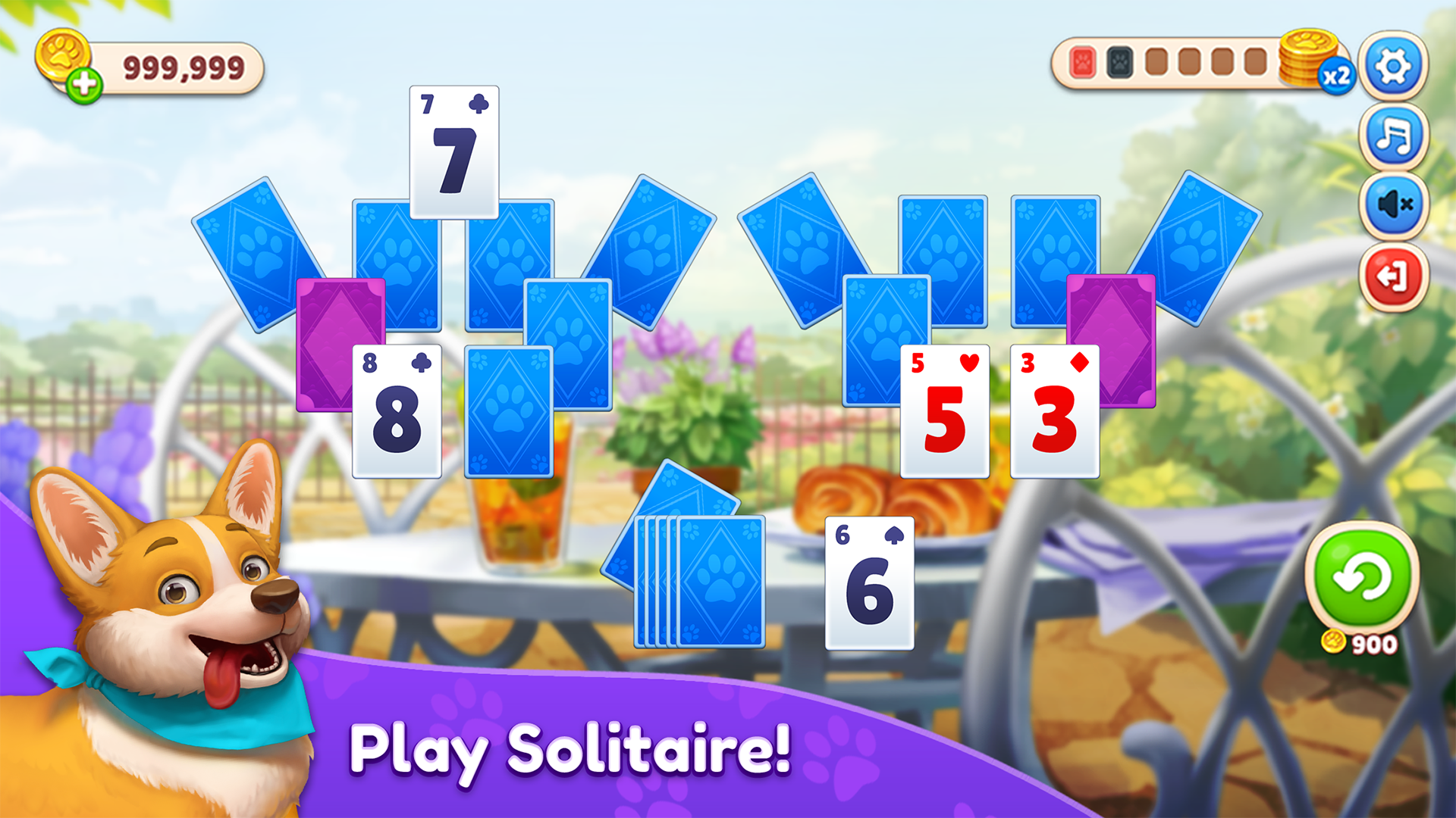 اسکرین شات 2 بازی Piper's Pet Cafe - Solitaire