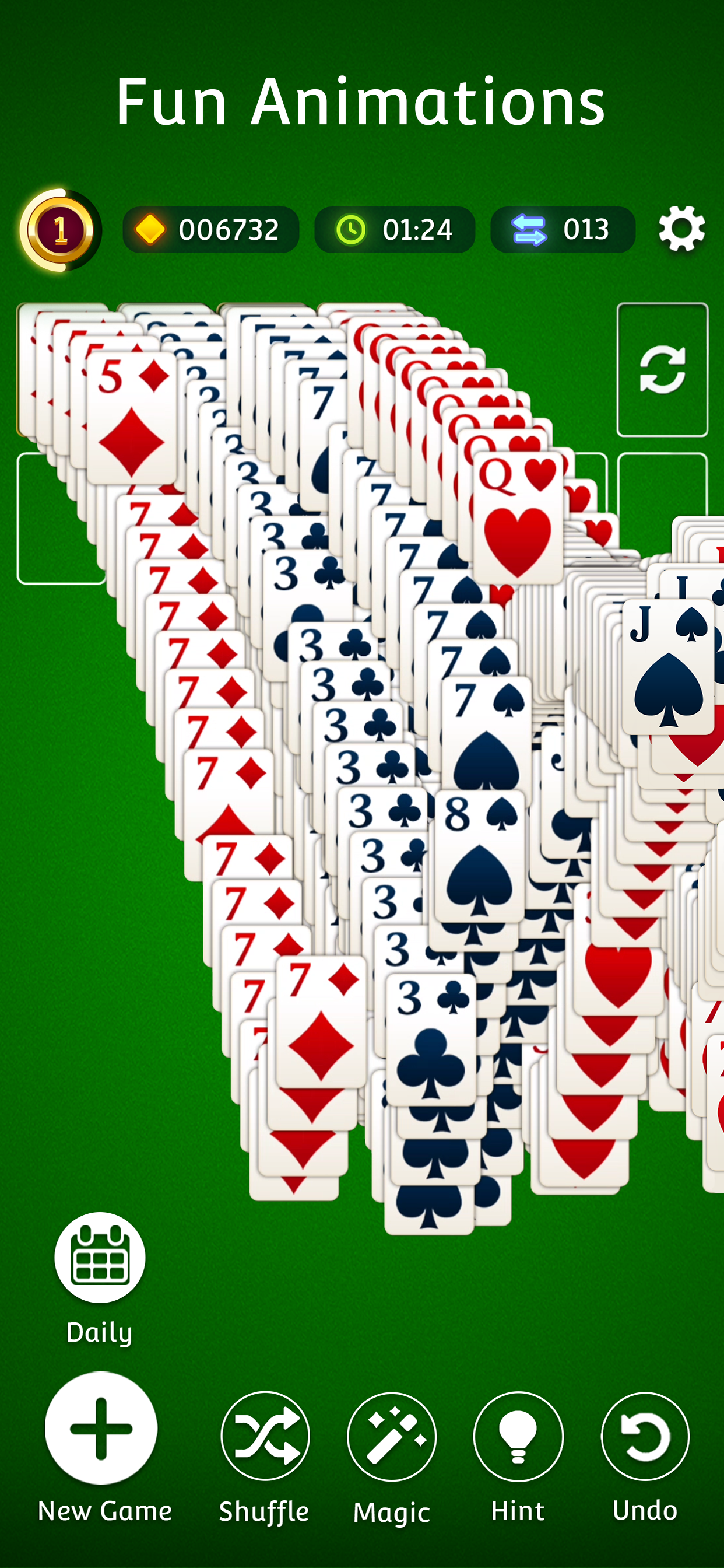 اسکرین شات 4 بازی Solitaire.com - Classic Cards