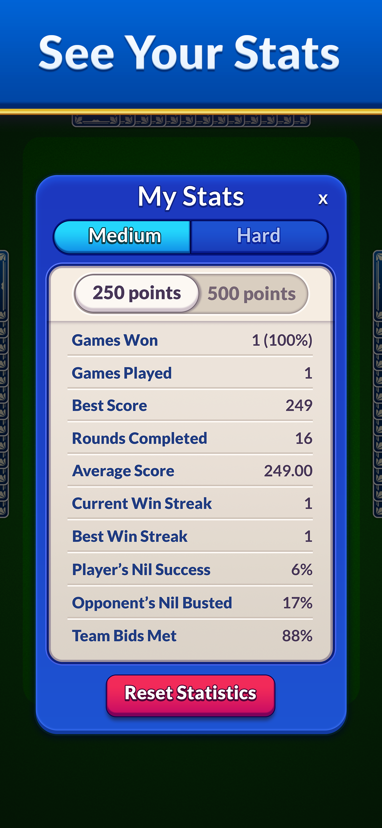 اسکرین شات 5 بازی Spades - Classic Cards