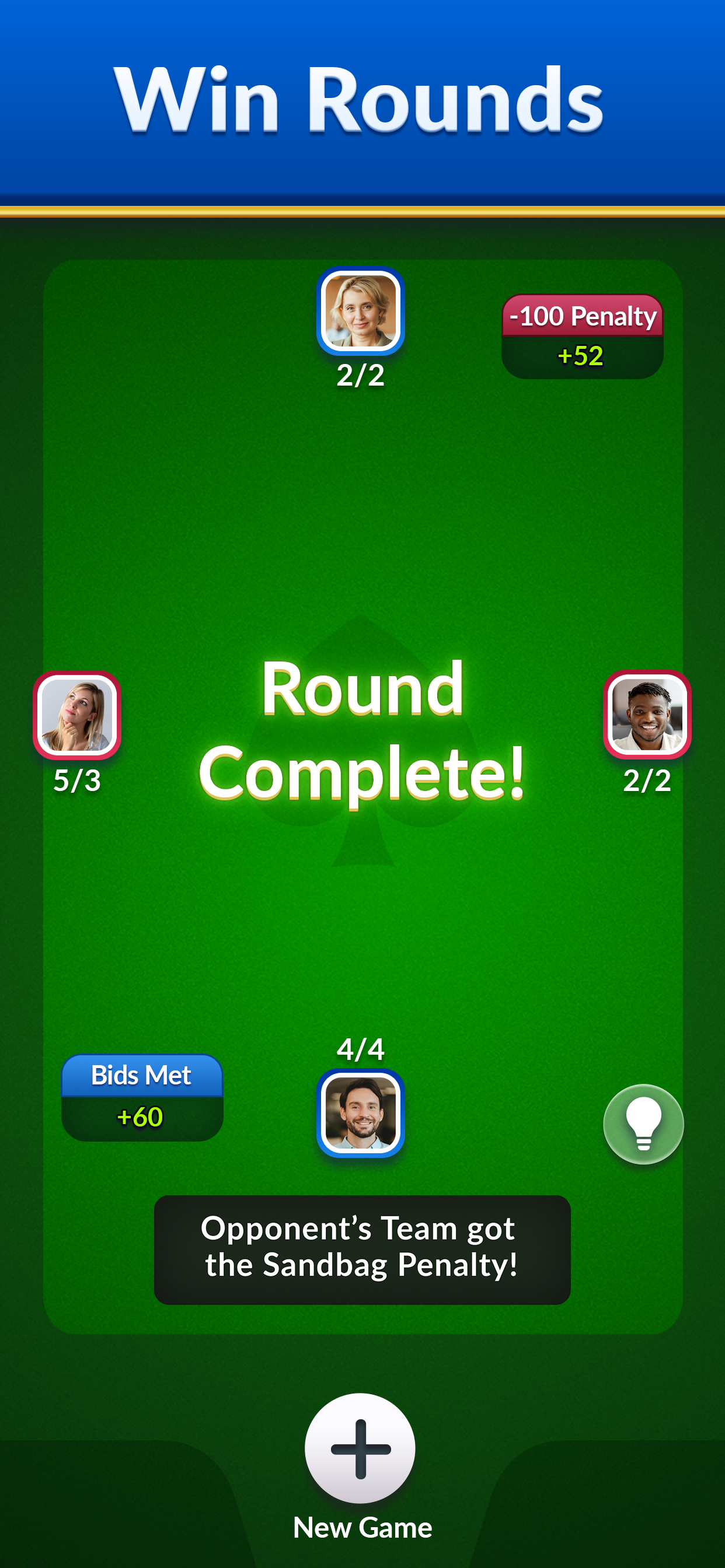 اسکرین شات 2 بازی Spades - Classic Cards