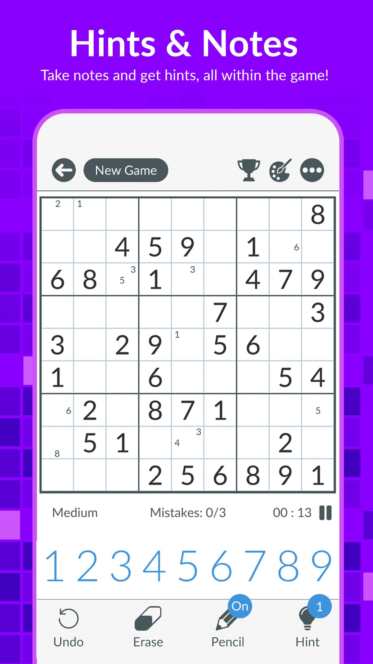 اسکرین شات 3 بازی Sudoku