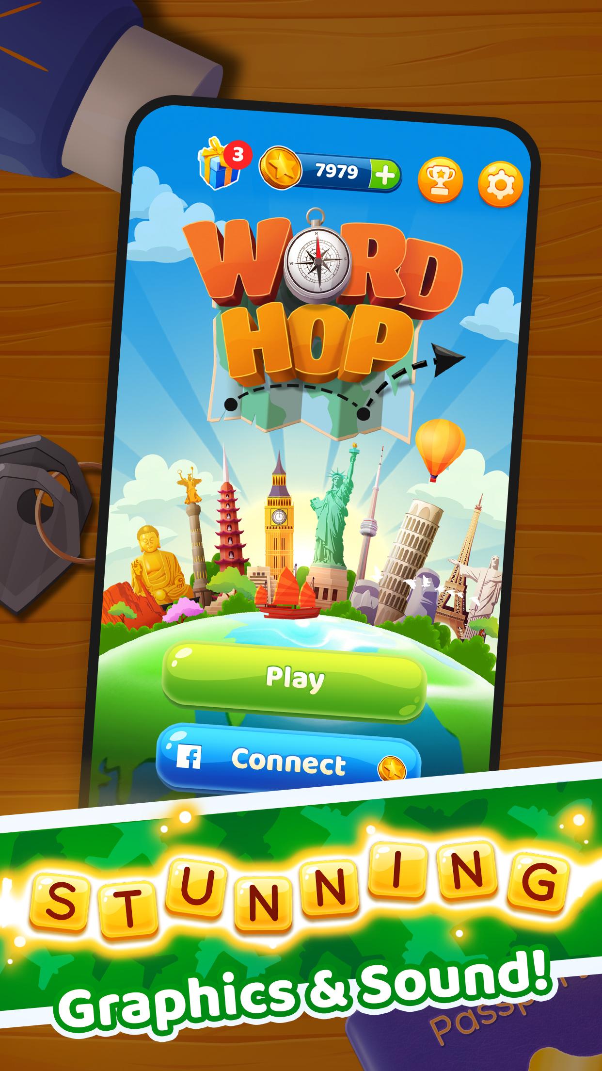 اسکرین شات 3 بازی Word Hop