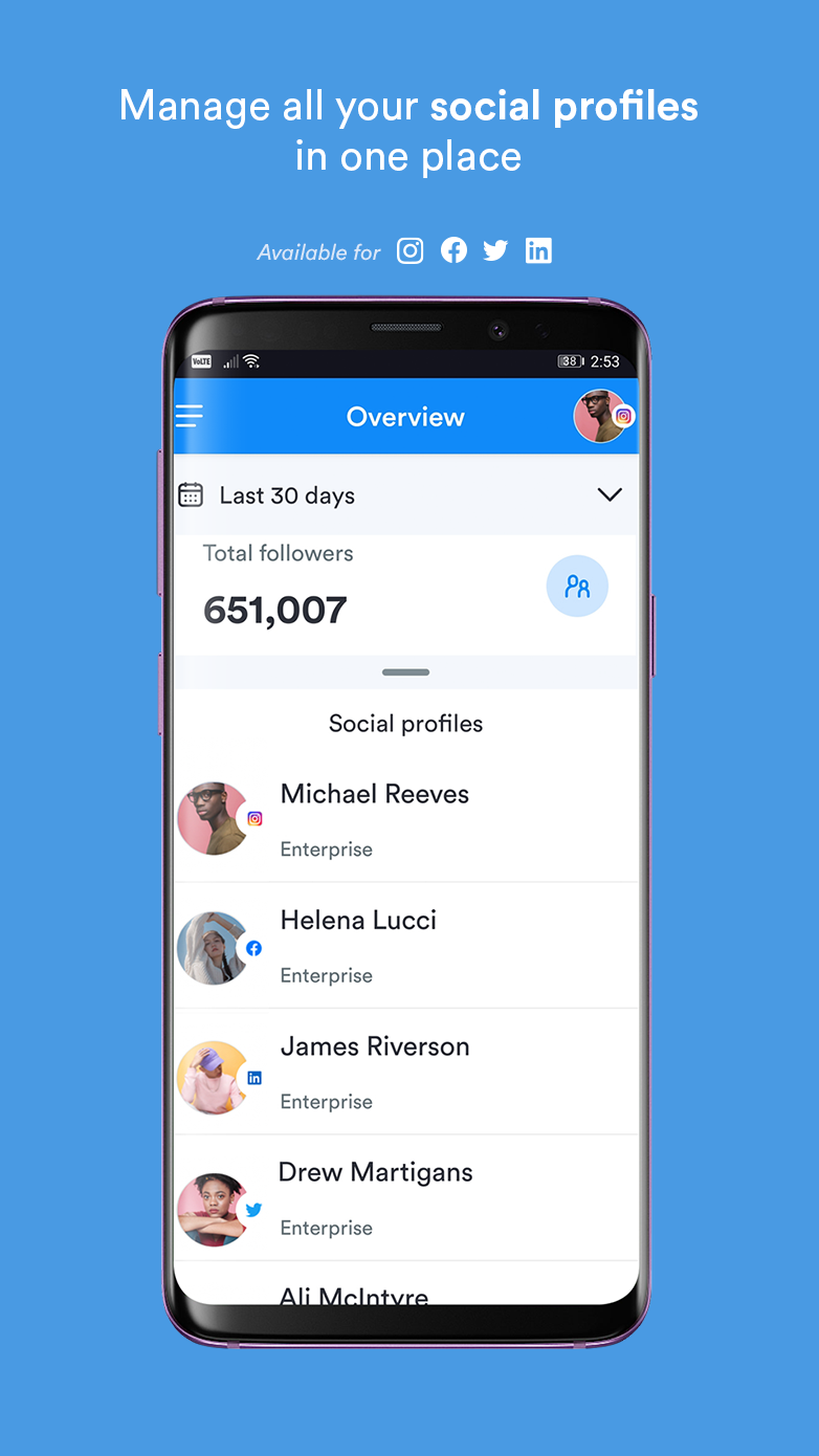 اسکرین شات 1 برنامه Iconosquare