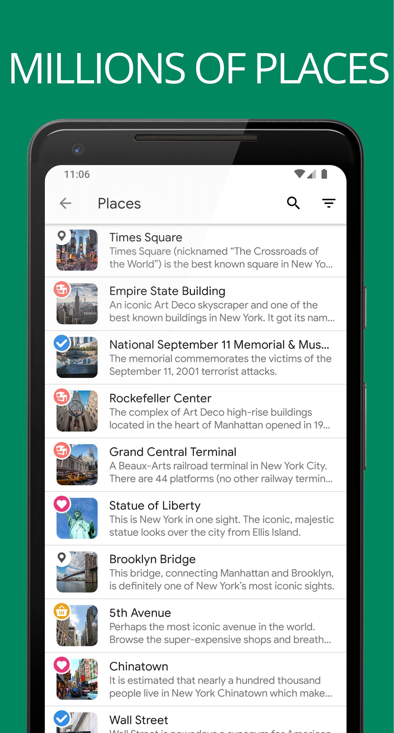 اسکرین شات 2 برنامه Tripomatic Planner & Maps