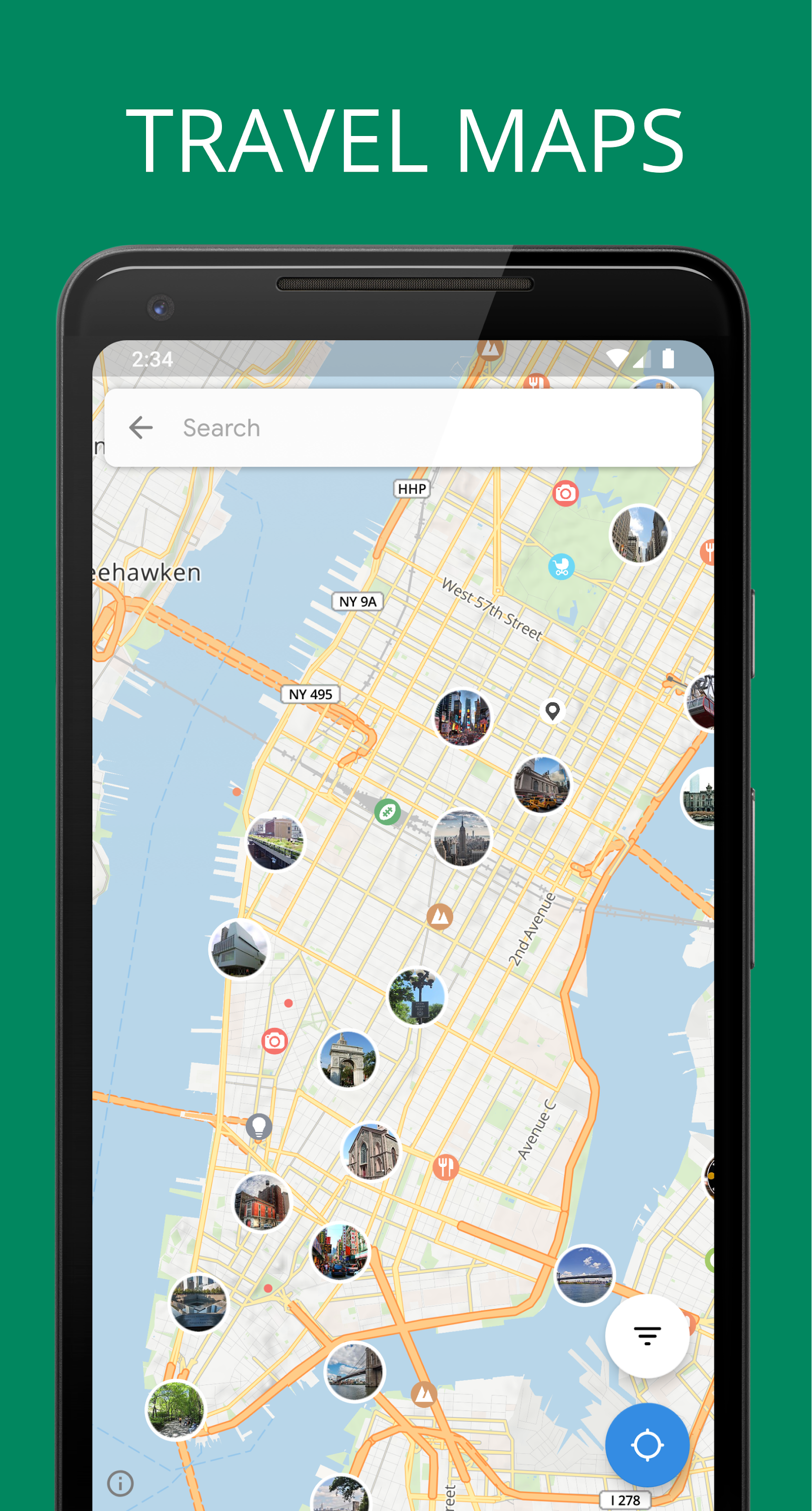 اسکرین شات 1 برنامه Tripomatic Planner & Maps