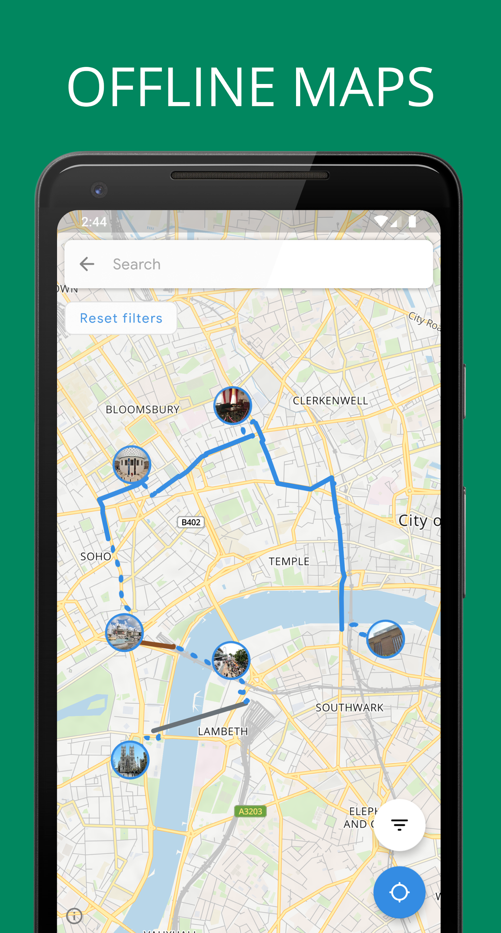 اسکرین شات 5 برنامه Tripomatic Planner & Maps