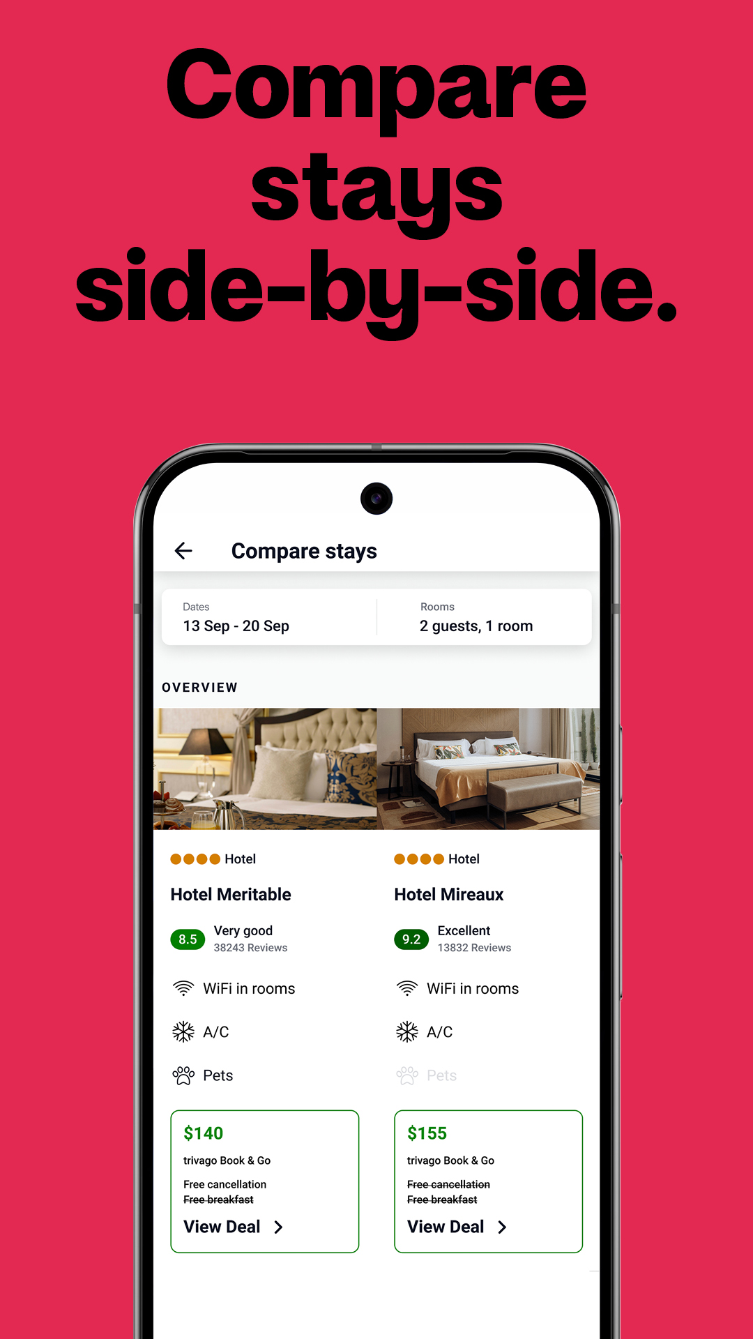 اسکرین شات برنامه trivago: Compare hotel prices 6