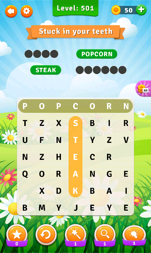 اسکرین شات 2 بازی Word Search: Crossword Puzzles