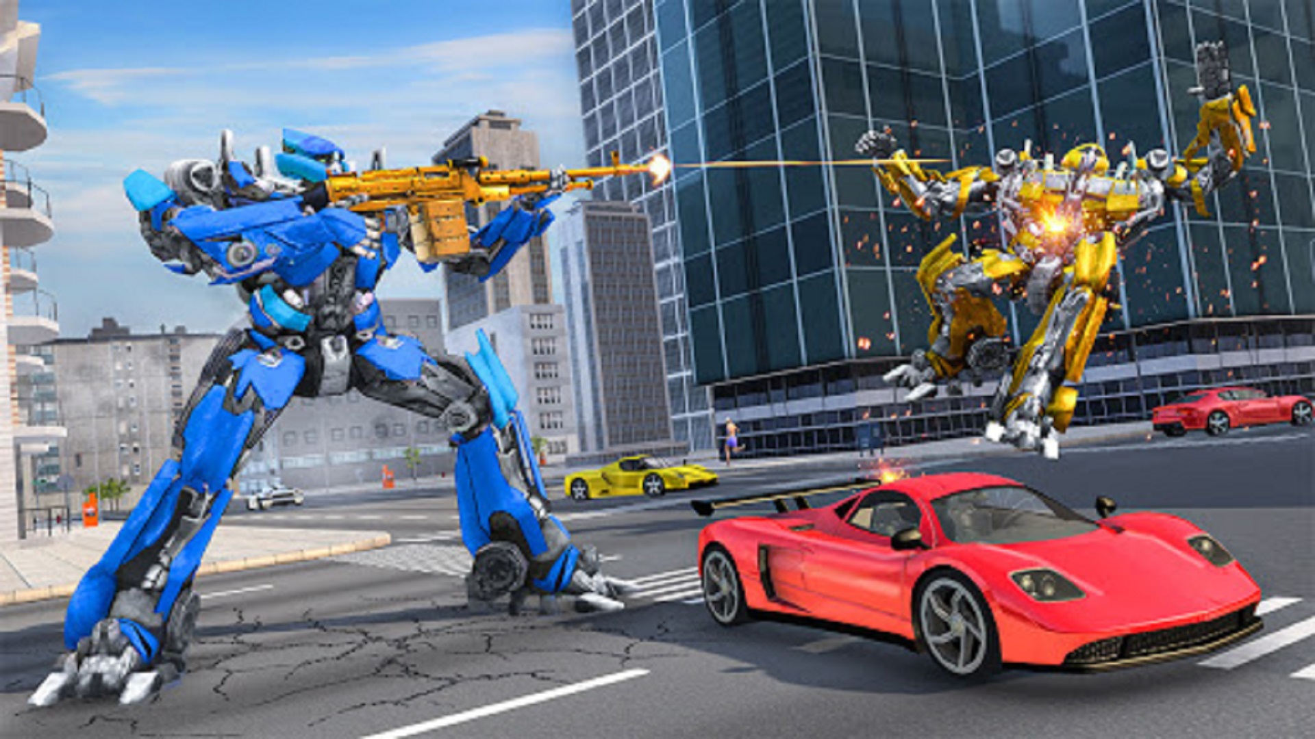 اسکرین شات 7 بازی Robot Helicopter Car Transform