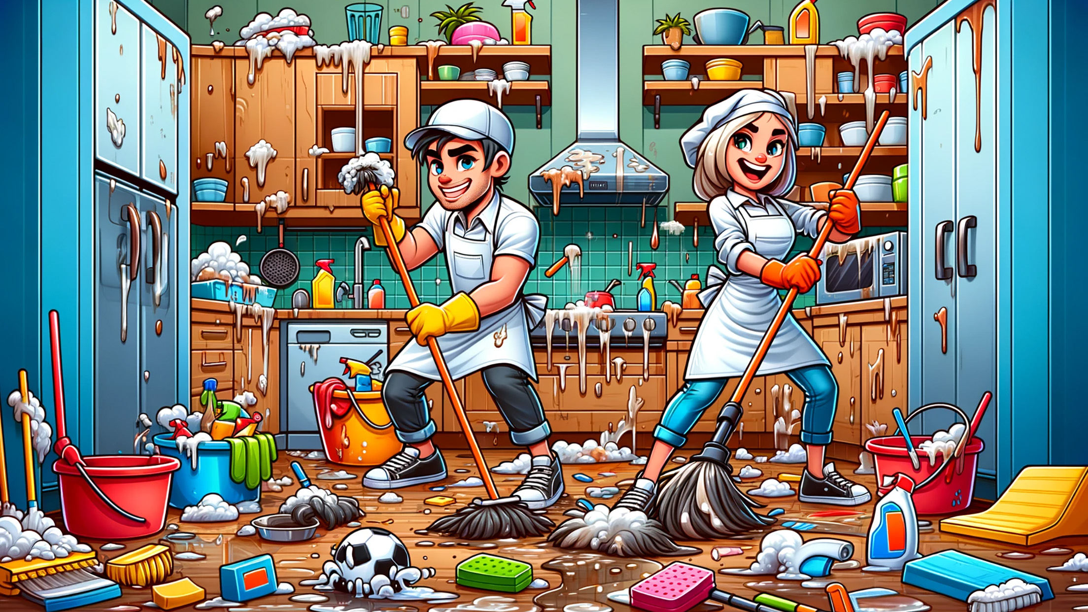 اسکرین شات 2 بازی CleanUp City - Fun Kids Game