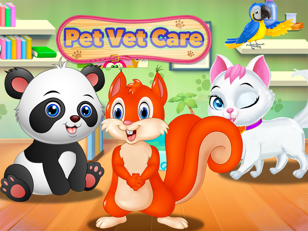 اسکرین شات 1 بازی Pet Vet Care Wash Feed Animals
