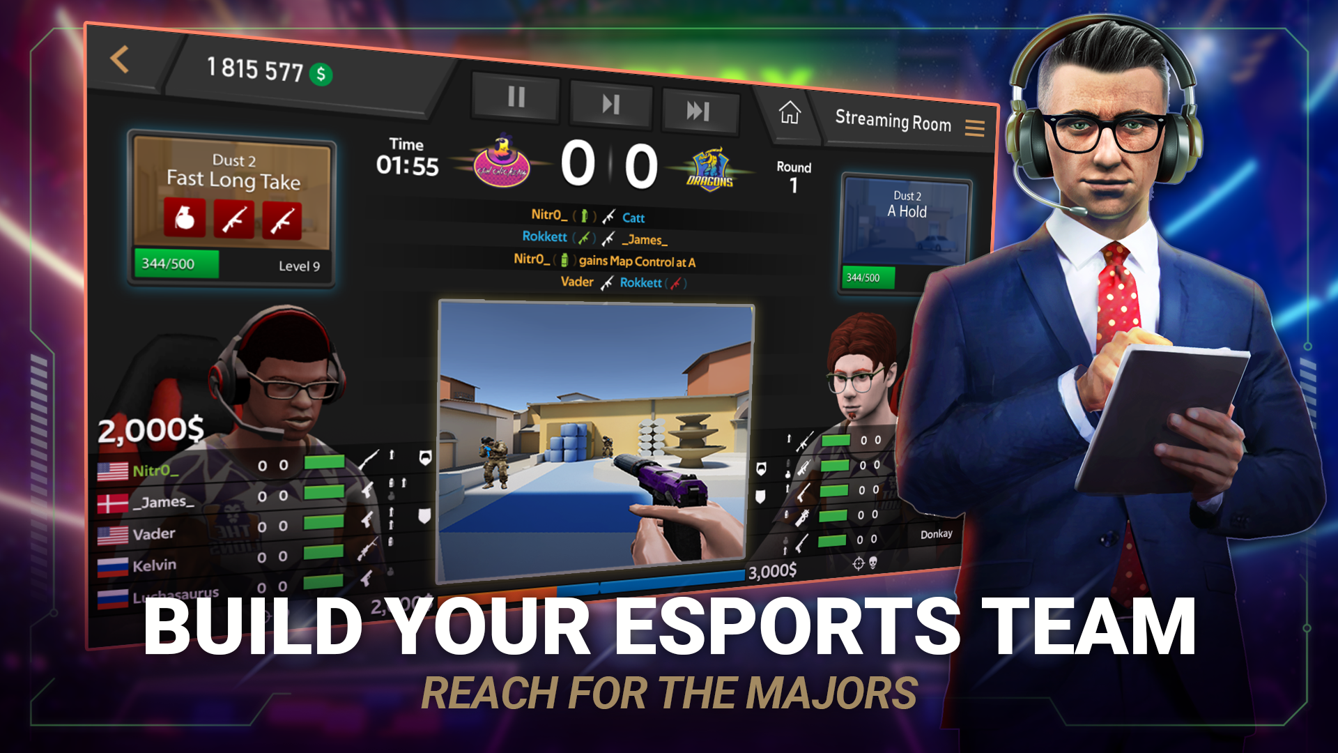 اسکرین شات 1 بازی FIVE - Esports Manager Game