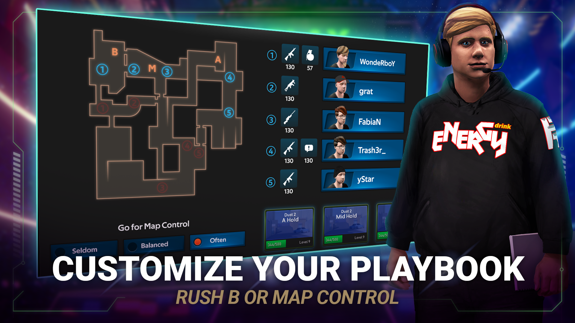 اسکرین شات 2 بازی FIVE - Esports Manager Game
