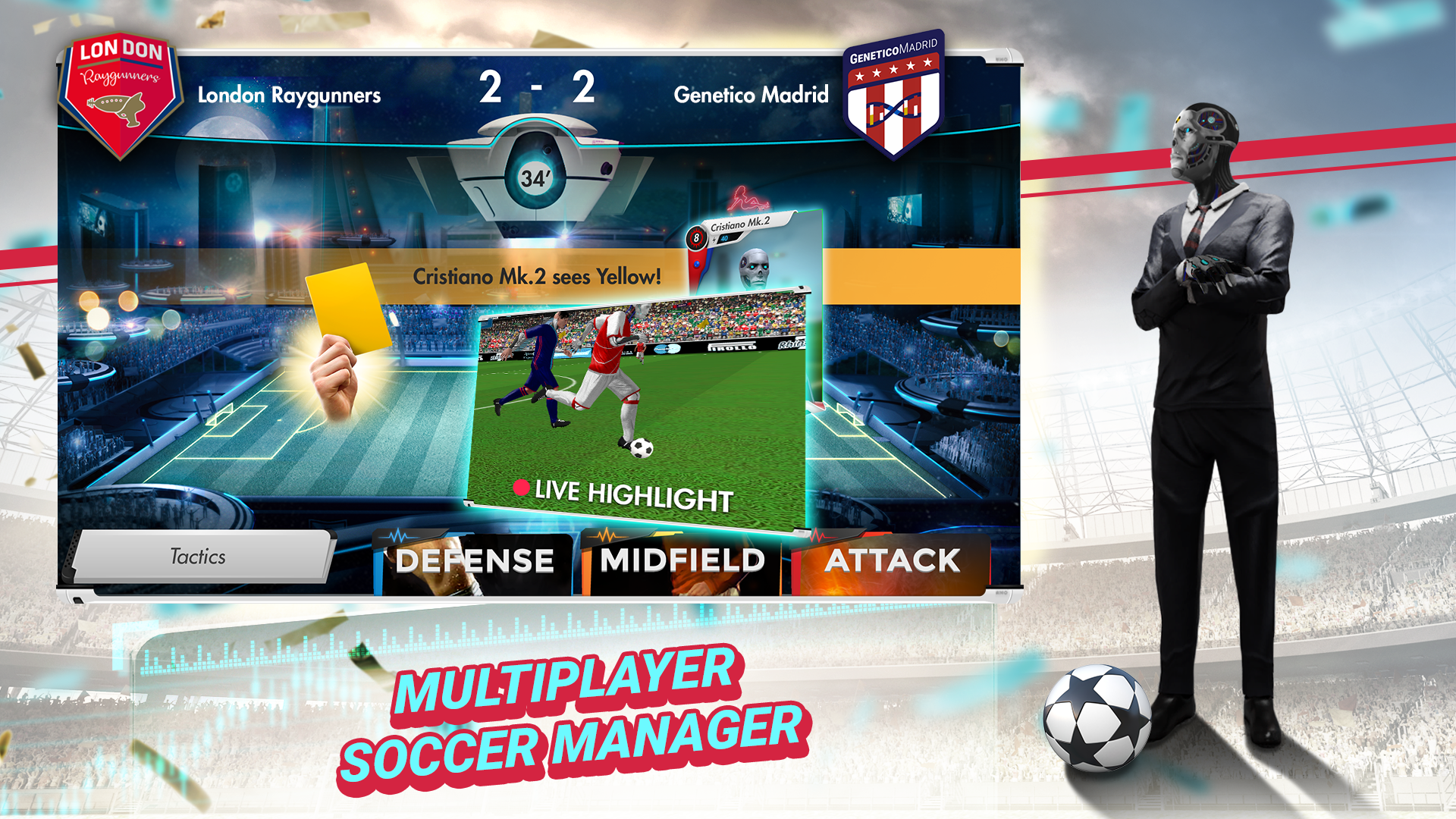 اسکرین شات 1 بازی Futuball - Football Manager
