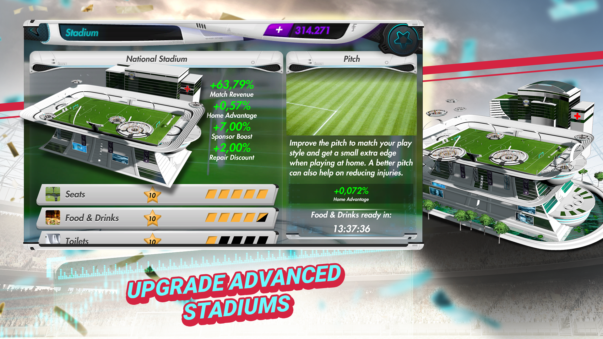 اسکرین شات 3 بازی Futuball - Football Manager