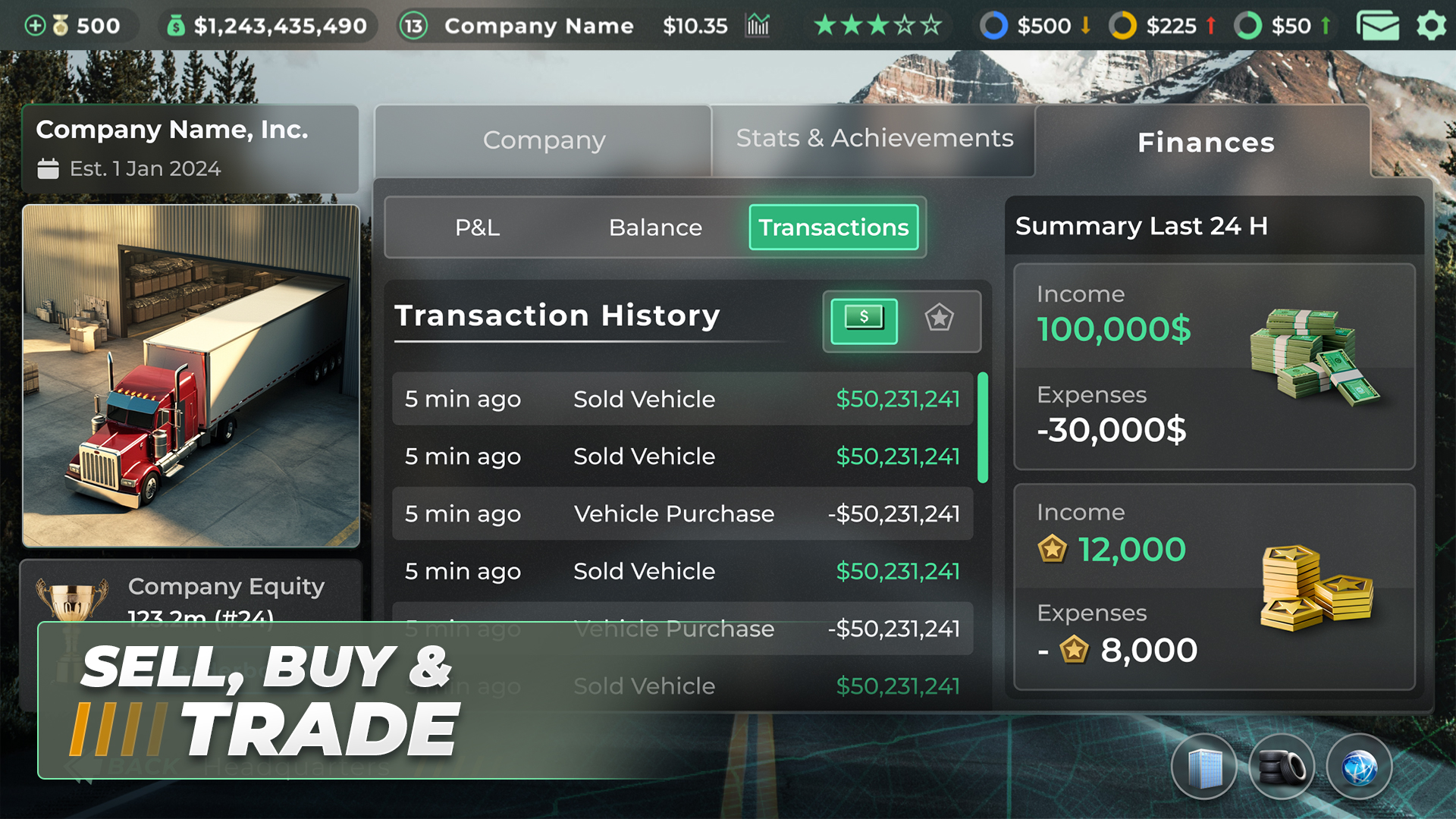اسکرین شات 6 بازی Truck Manager - 2025