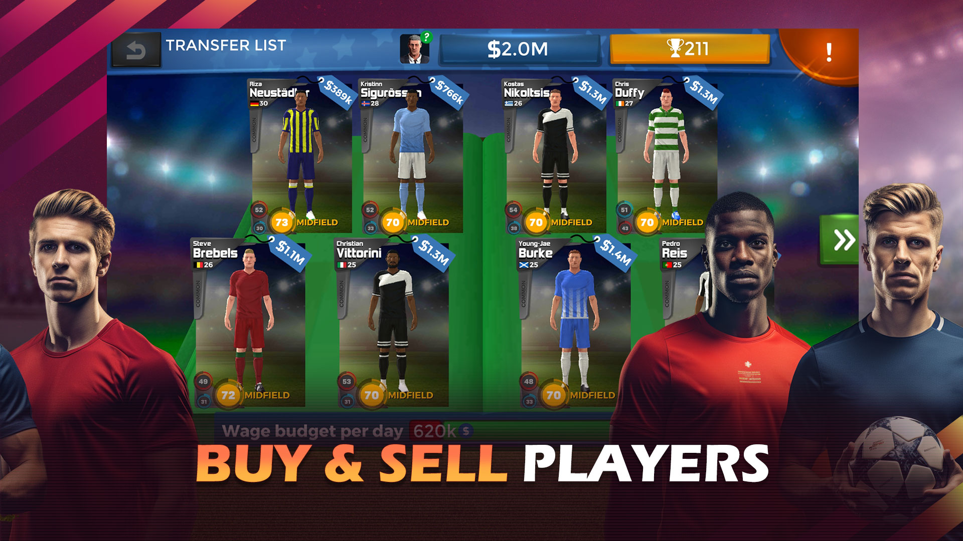 اسکرین شات 5 بازی Pro 11 - Soccer Manager Game