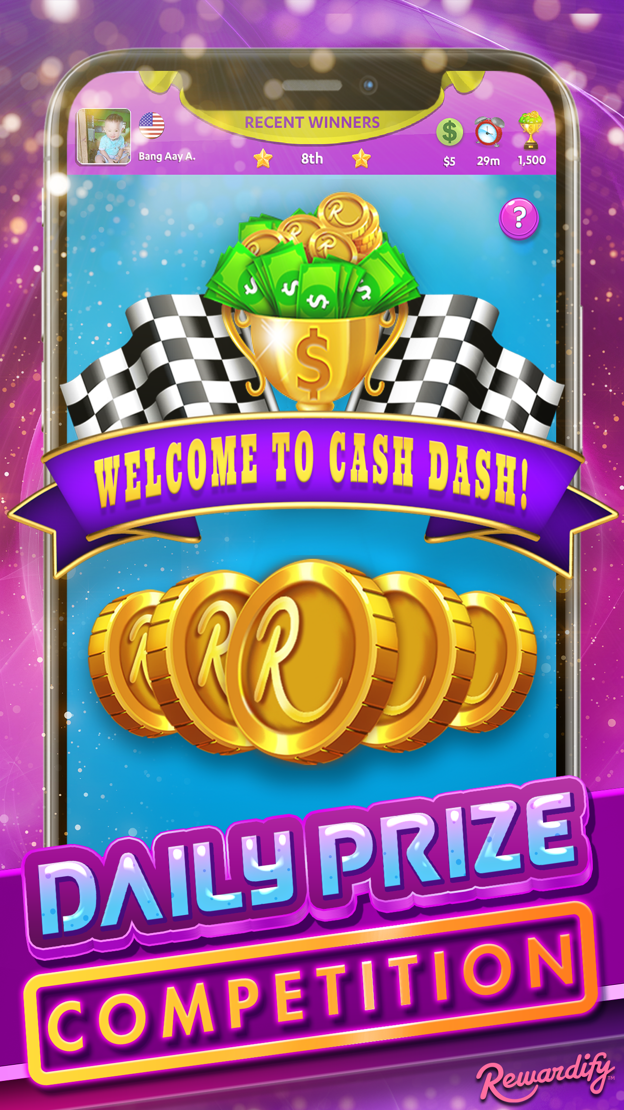 اسکرین شات 2 بازی Match to Win: Real Cash Prizes