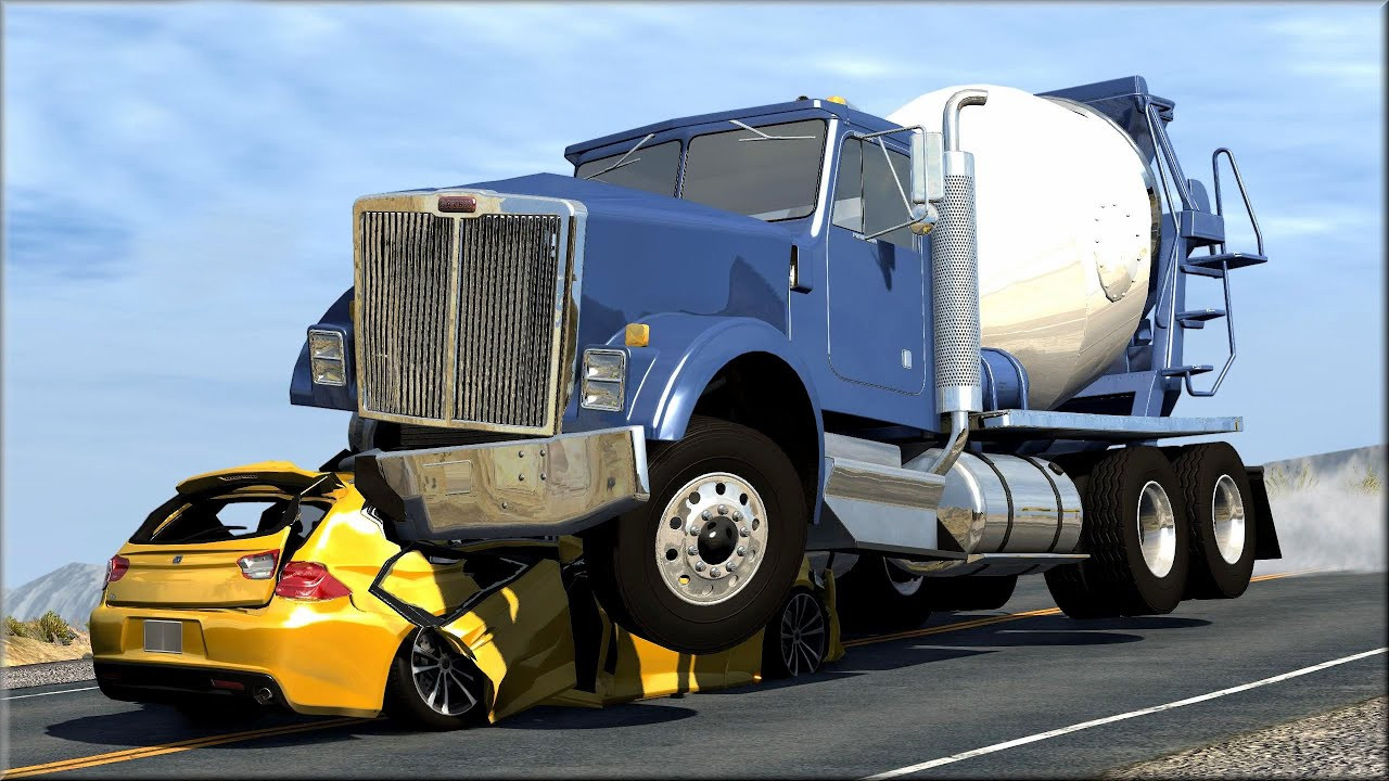 اسکرین شات 1 بازی Truck Crash Car Beam Game