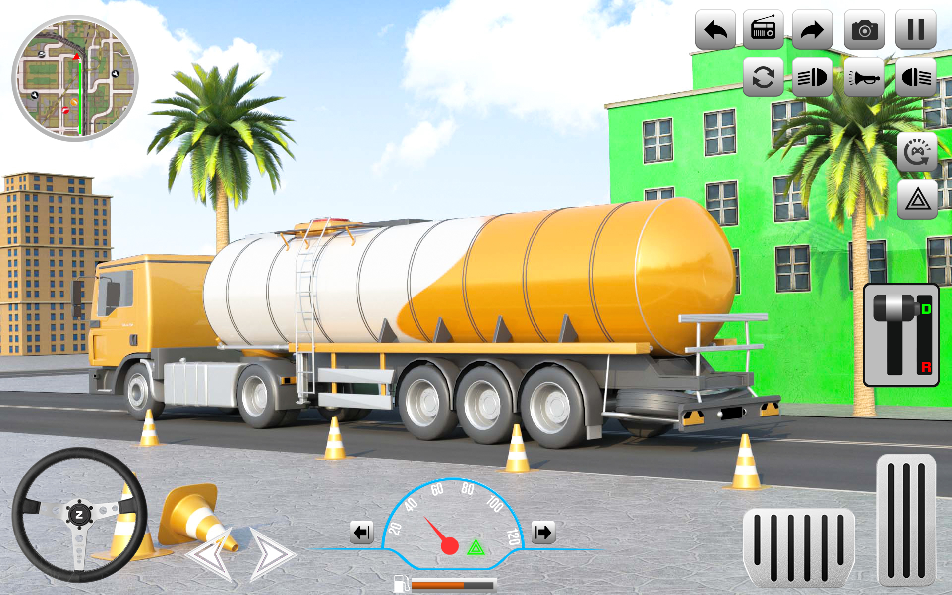 اسکرین شات 2 برنامه Zmmy Truck Game: Truck Driver