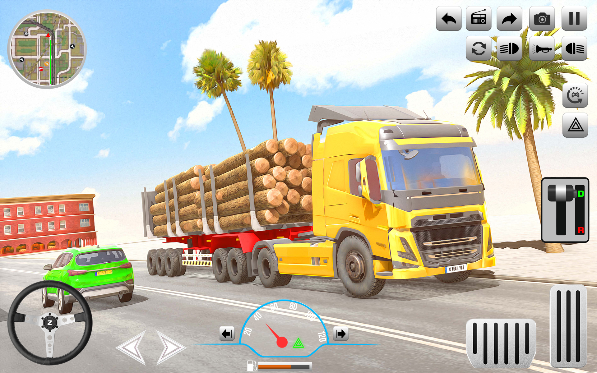 اسکرین شات 1 برنامه Zmmy Truck Game: Truck Driver