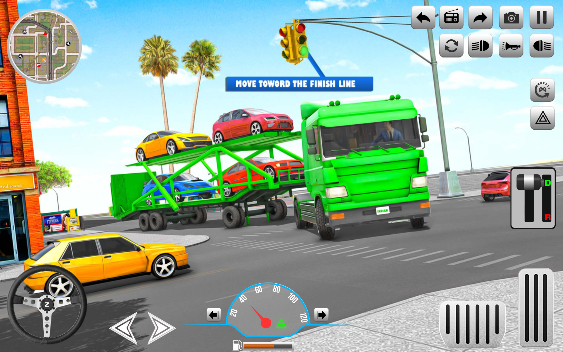 اسکرین شات 3 برنامه Zmmy Truck Game: Truck Driver