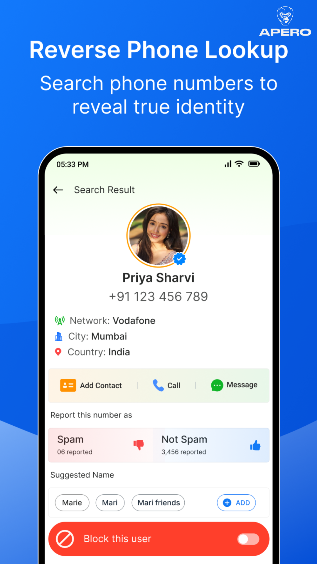 اسکرین شات 4 برنامه Show Caller ID & Spam Blocker