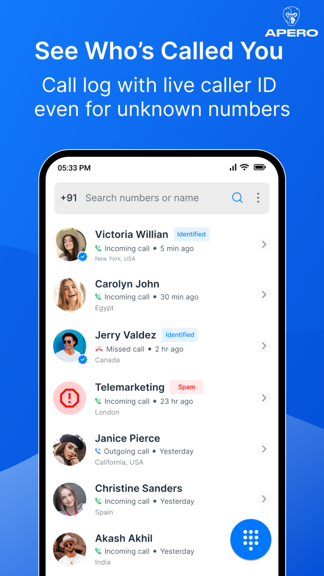اسکرین شات 3 برنامه Show Caller ID & Spam Blocker