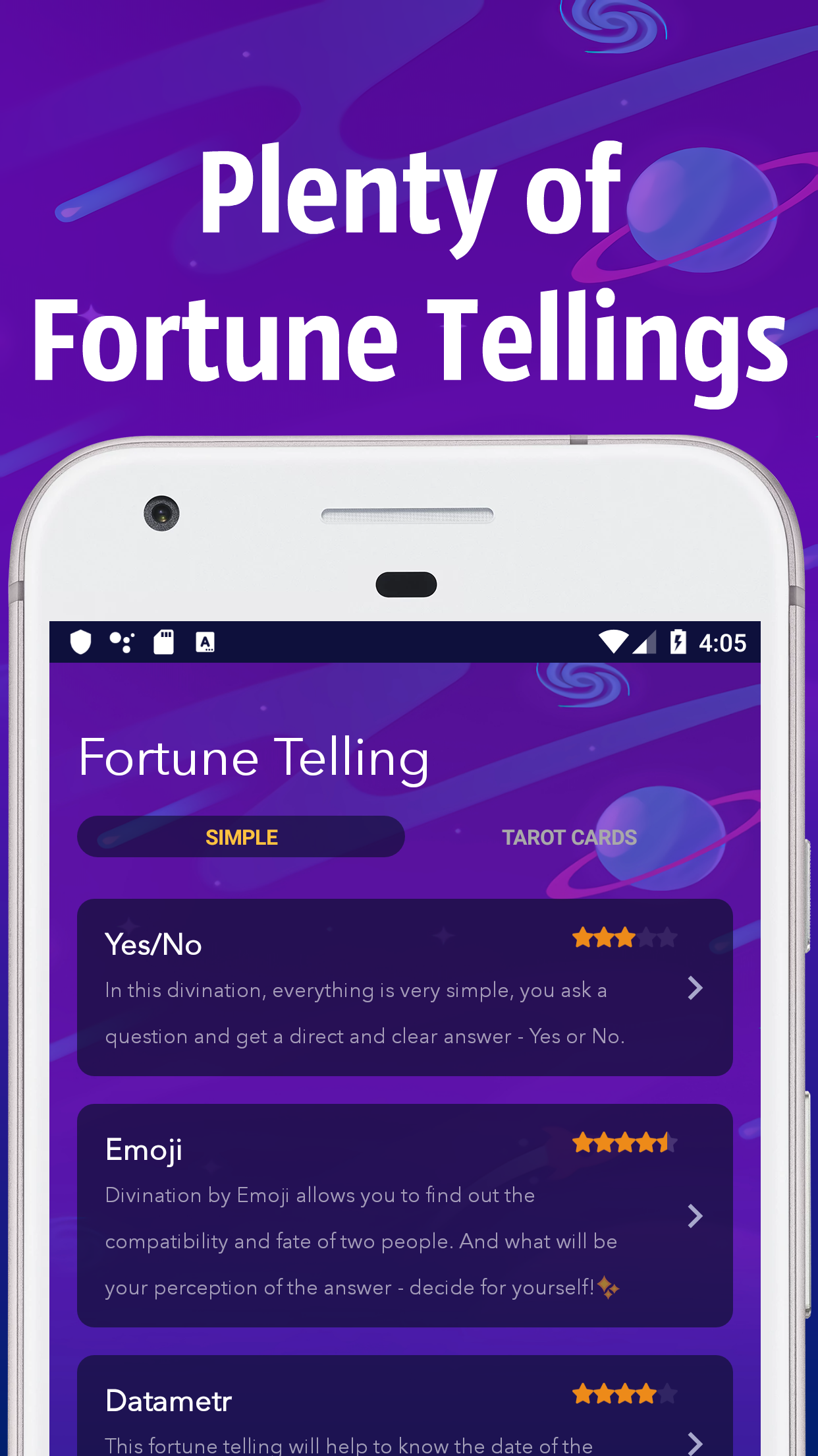 اسکرین شات 4 برنامه Horoscopes & Fortune-Telling