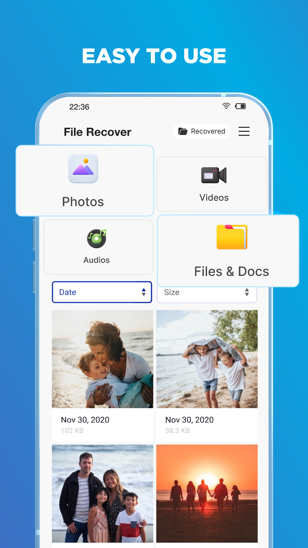 اسکرین شات 8 برنامه Data Recovery & Photo Recovery