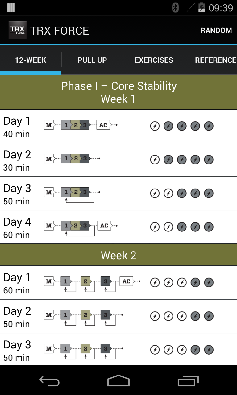 اسکرین شات 1 برنامه TRX FORCE
