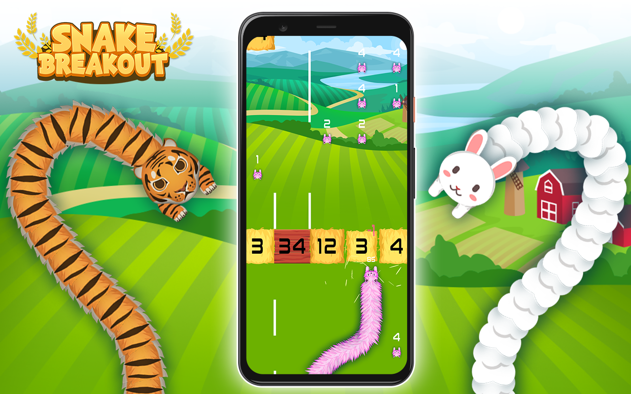 اسکرین شات 8 بازی Snake Breakout: Collect Blocks