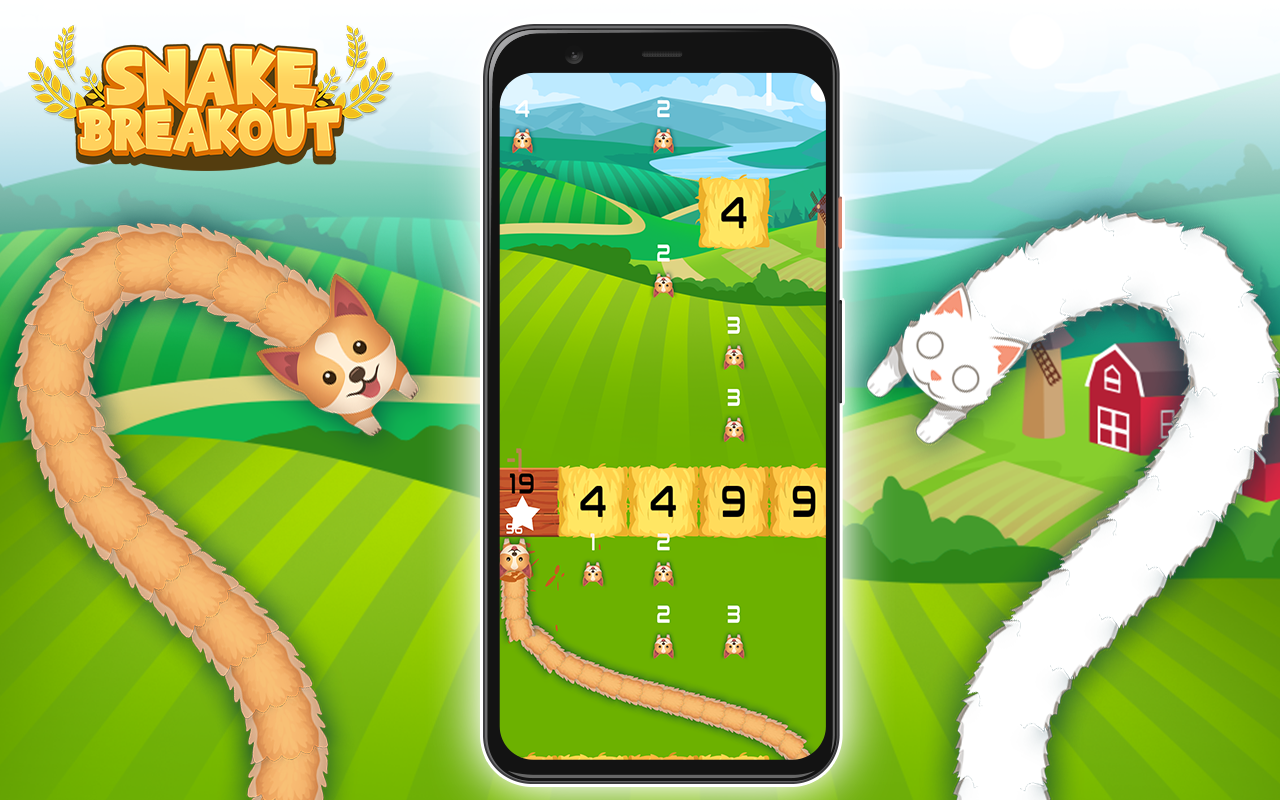 اسکرین شات 6 بازی Snake Breakout: Collect Blocks